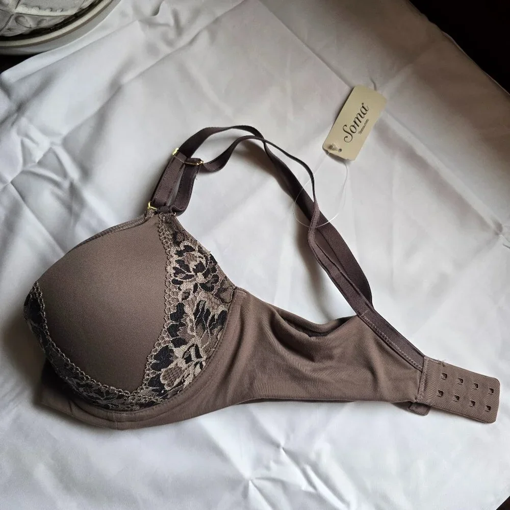 Soma Embraceable Signature Perfect Coverage bra 32D, NWT